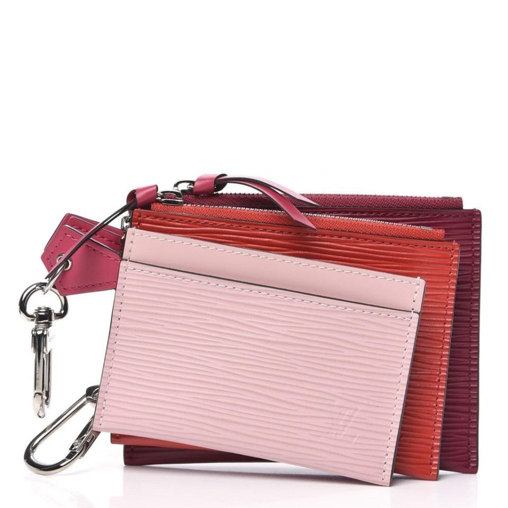 Louis Vuitton Multicolor Pink Epi Leather Trio
